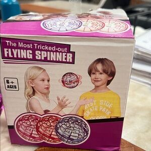 Flynova Pro spinner set of  (3) - Flying Spinner Toy - Purple, red, blue